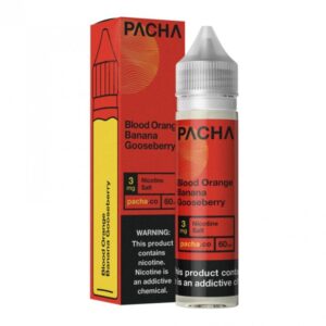 Pacha Mama Blood Orange Banana Gooseberry 60mL e-liquid Austin Vape and Smoke
