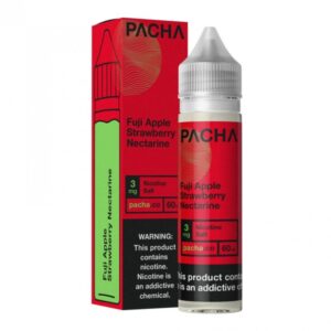 Pacha Mama Fuji Apple Strawberry Nectarine 60mL e-liquid Austin Vape and Smoke