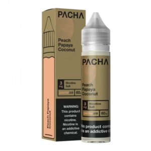 Pacha Mama Peach Papaya Coconut 60mL e-liquid Austin Vape and Smoke