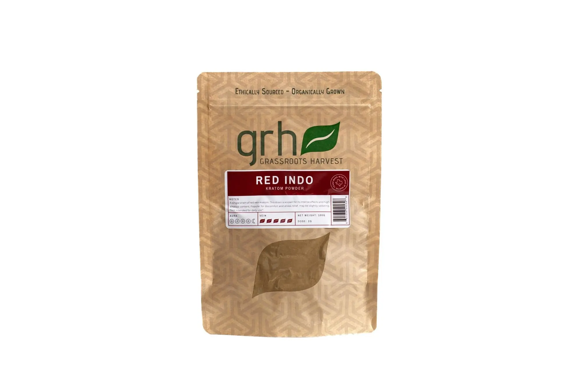 GRH Kratom – Red Indo (Powder)