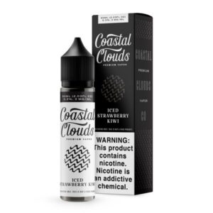 Coastal Clouds Iced Strawberry Kiwi 60mL e-liquid Austin Vape and Smoke