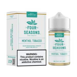 Four Seasons Menthol Tobacco 60mL e-liquid Austin Vape and Smoke