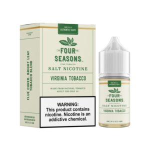 Four Seasons Virginia Tobacco 30mL salt nic e-liquid Austin Vape and Smoke