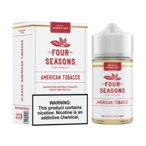 Four Seasons American Tobacco 60mL e-liquid Austin Vape and Smoke