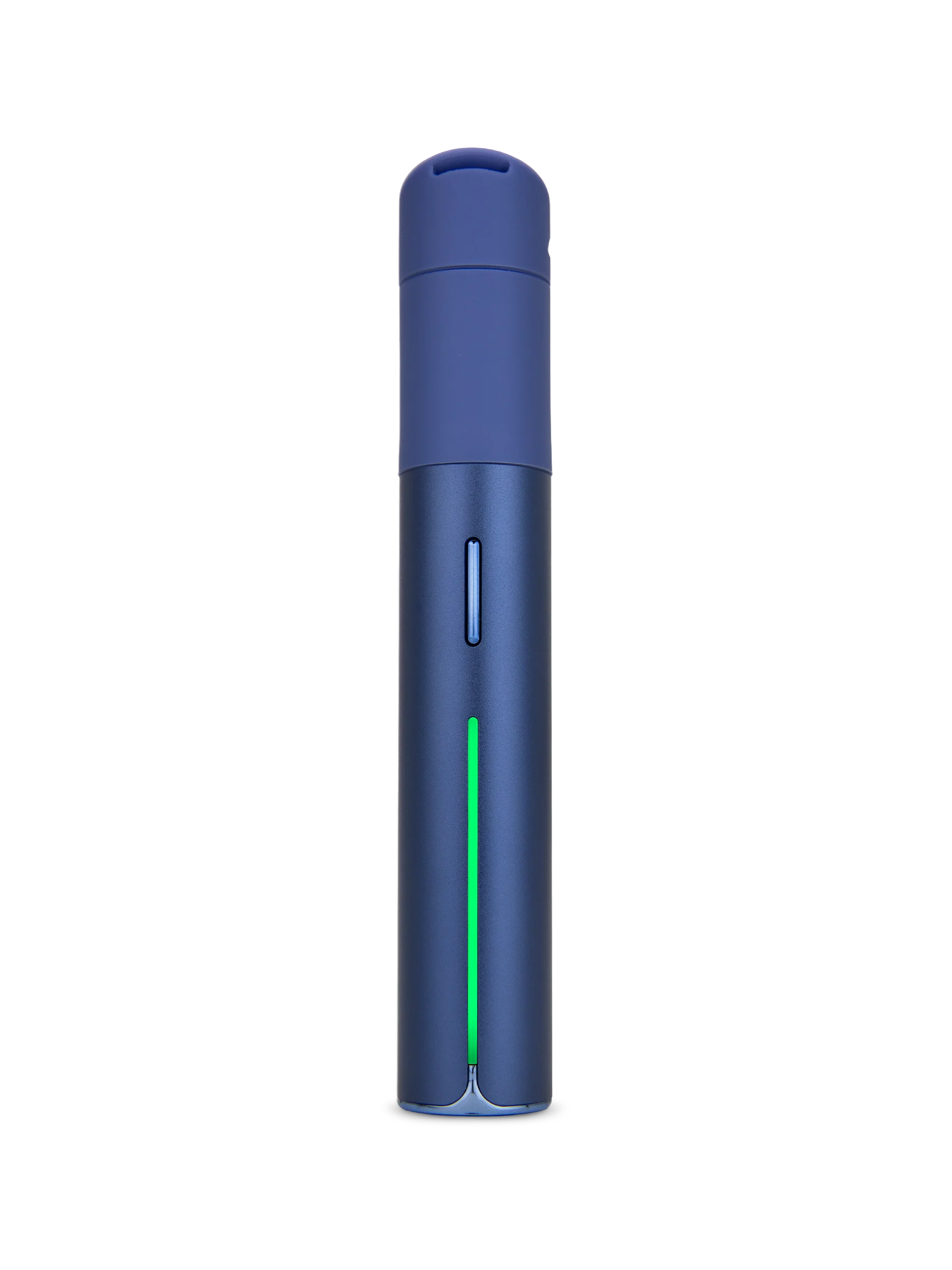 Pivot_-Sapphire_-Font-Facing_-Light-On PuffCo Pivot portable concentrate vaporizer Austin Vape and Smoke