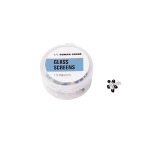 Human Grade glass pipe screens disc daisy Austin Vape and Smoke