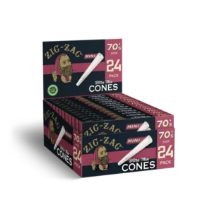 Zig-Zag Ultra Thin 70mm pre-rolled cones 24ct Austin Vape and Smoke