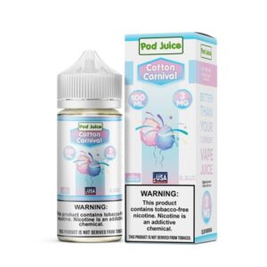 Pod Juice Cotton Clouds 100mL e-liquid Austin Vape and Smoke