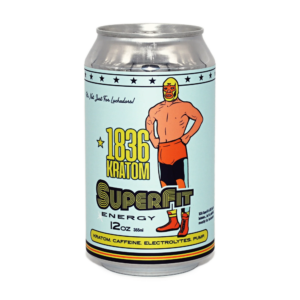 1836 Kratom SuperFit Pumped Punch 12oz can Austin Vape And Smoke