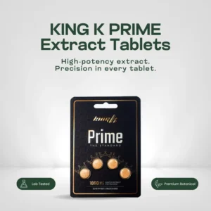 King K Prime kratom tablets blister pack Austin Vape And Smoke